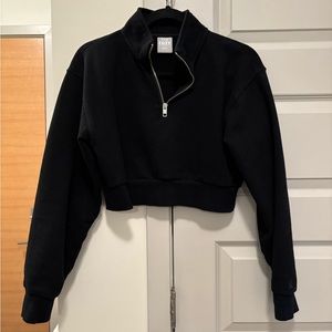 Aritzia Cropped TnA fleece top